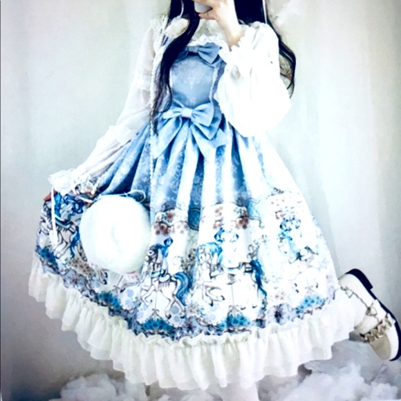 NEW Sweet Harajuku Lolita Dress - Picture 2 of 9